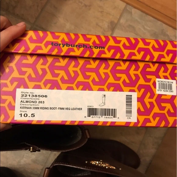 Tory burch riding boots sz 10.5 - Picture 5 of 5